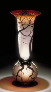 Large Root Vase by bernard katz glass Large Root Vase is a sculptural glass vase form created by Bernard Katz