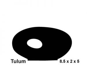 Tulum silhouette Tulum 8.5 x 2 x 5 inch