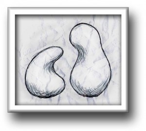 sketch drawing of shima glass sculpture by Bernard Katz sketch drawing of Shima glass sculpture by Bernard Katz