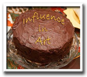 influence in art chocolate cake