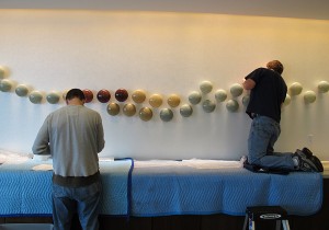 glass wall sculpture installation bernard katz second row