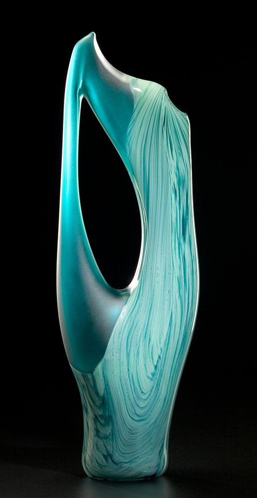 Vilano in jade glass sculpture 