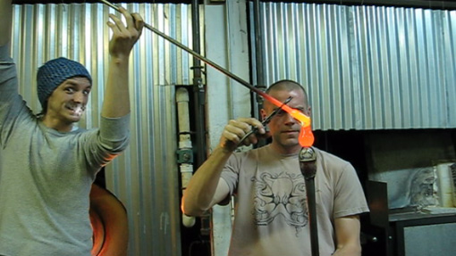 Glass blowing basics tutorial 2 color overlay
