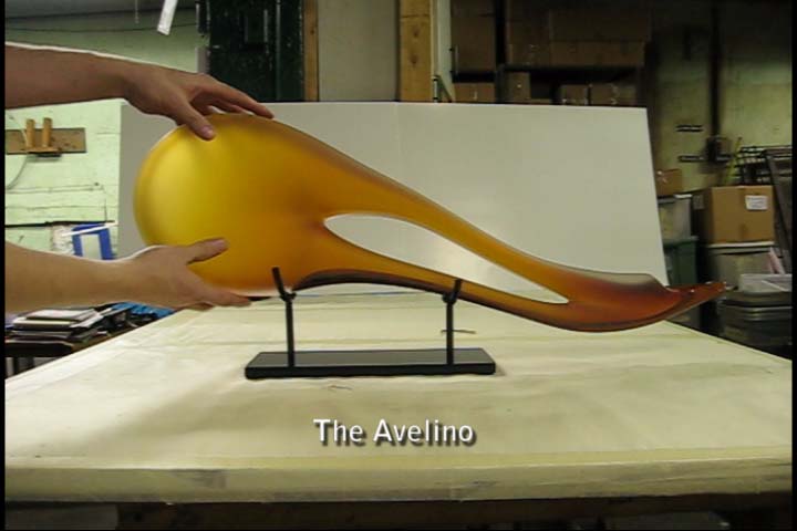 video for the stand placement for selected glass sculptures